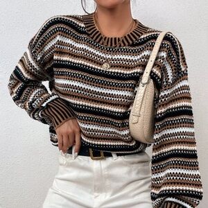 Striped Crewneck Sweater